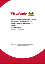 ViewSonic PA503SE Guide De L'utilisateur