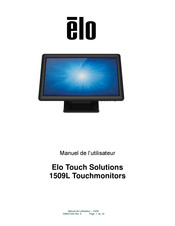 Elo Touch Solutions 1509L Manuel De L'utilisateur