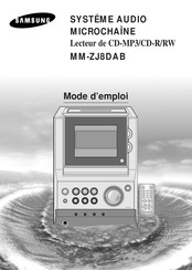 Samsung MM-ZJ8DAB Mode D'emploi