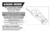 Black & Decker LHT2436 Mode D'emploi