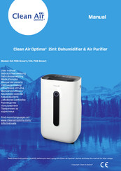 Clean Air Optima CA-705 Smart Mode D'emploi