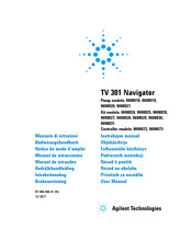 Agilent Technologies TV 301 Mode D'emploi