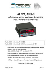 Motrona AX 323 Mode D'emploi