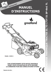 GREATLAND JL50Z-A Manuel D'instructions