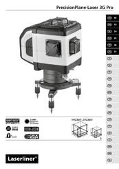 LaserLiner PrecisionPlane-Laser 3G Pro Mode D'emploi
