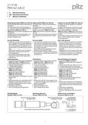 Pilz PSEN ma1.3a/b-22 Manuel D'utilisation