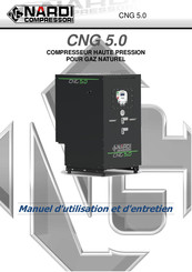 NARDI COMPRESSORI CNG 5.0 Manuel D'utilisation Et D'entretien