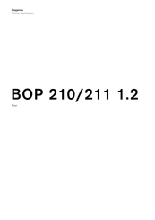 Gaggenau BOP 210 1.2 Notice D'utilisation