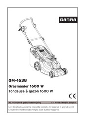 Gamma GM-1638 Mode D'emploi Original