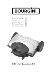 Bourgini 11.2001.00.00 Mode D'emploi