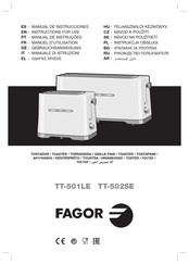 Fagor TT-501LE Manuel D'utilisation