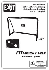 EXIT Toys Maestro Soccer goal Mode D'emploi