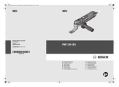Bosch PMF 250 CES Notice Originale