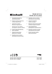 EINHELL 44.311.10 Instructions D'origine