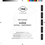 VBM DOMOBAR SUPER ELECTRONIC Manuel D'instructions