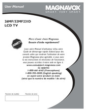 Magnavox 26MF231D Mode D'emploi