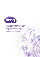 Benq MX852UST Manuel D'utilisation