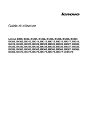 Lenovo B4322 Guide D'utilisation