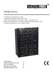 HQ Power PROMIX220U Notice D'emploi