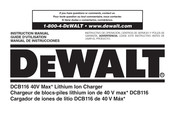 Dewalt DCB116 Guide D'utilisation