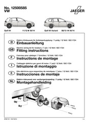 Jaeger 12500585 Instructions De Montage