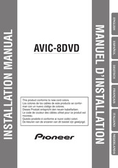 Pioneer AVIC-8DVD Manuel D'installation