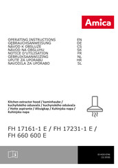 Amica FH 660 600 E Notice D'utilisation