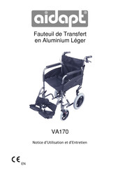 aidapt VA170 Notice D'utilisation Et D'entretien