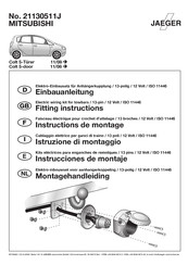 Jaeger 21130511J Instructions De Montage