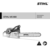 Stihl MS 880 Notice D'emploi