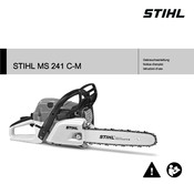 Stihl MS 241 C-M Notice D'emploi