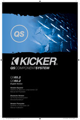 Kicker QS60.2 Manuel Du Propriétaire
