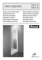 RAVAK SUPERNOVA SDZ 2 Instructions De Montage