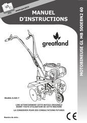 GREATLAND JL36X-7 Manuel D'instructions