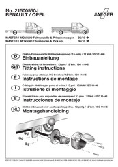 Jaeger 21500550J Instructions De Montage