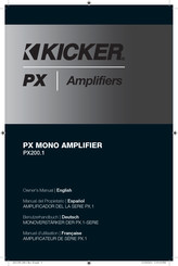 Kicker PX200.1 Manuel D'utilisation