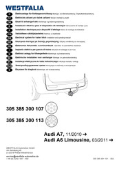 Westfalia 305 385 300 107 Notice De Montage Et D'utilisation