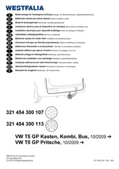 Westfalia 321 454 300 107 Notice De Montage Et D'utilisation