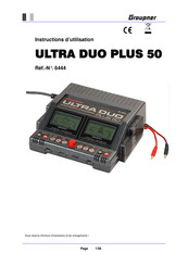 Graupner ULTRA DUO PLUS 50 Instructions D'utilisation