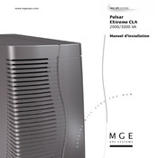 Mge Ups Systems Pulsar EXtreme CLA 2000 VA Manuel D'installation