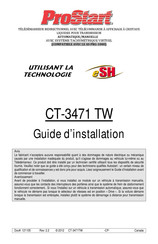 ProStart CT-3471 TW Guide D'installation