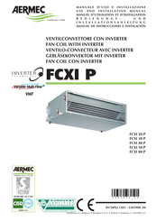 AERMEC FCXI 30 P Manuel D'utilisation Et D'installation