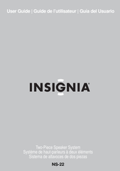 Insignia NS-22 Guide De L'utilisateur
