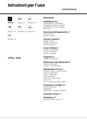 Hotpoint LFTA+ 2164 A Mode D'emploi