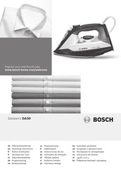 Bosch Sensixx'x DA30 Notice D'utilisation