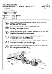 Jaeger 26500524J Instructions De Montage