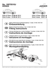 Jaeger 16070510J Instructions De Montage