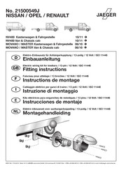 Jaeger 21500549J Instructions De Montage