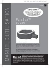 Intex PureSpa SC-20N Manuel D'utilisation