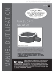 Intex PureSpa SC-WF20 Manuel D'utilisation